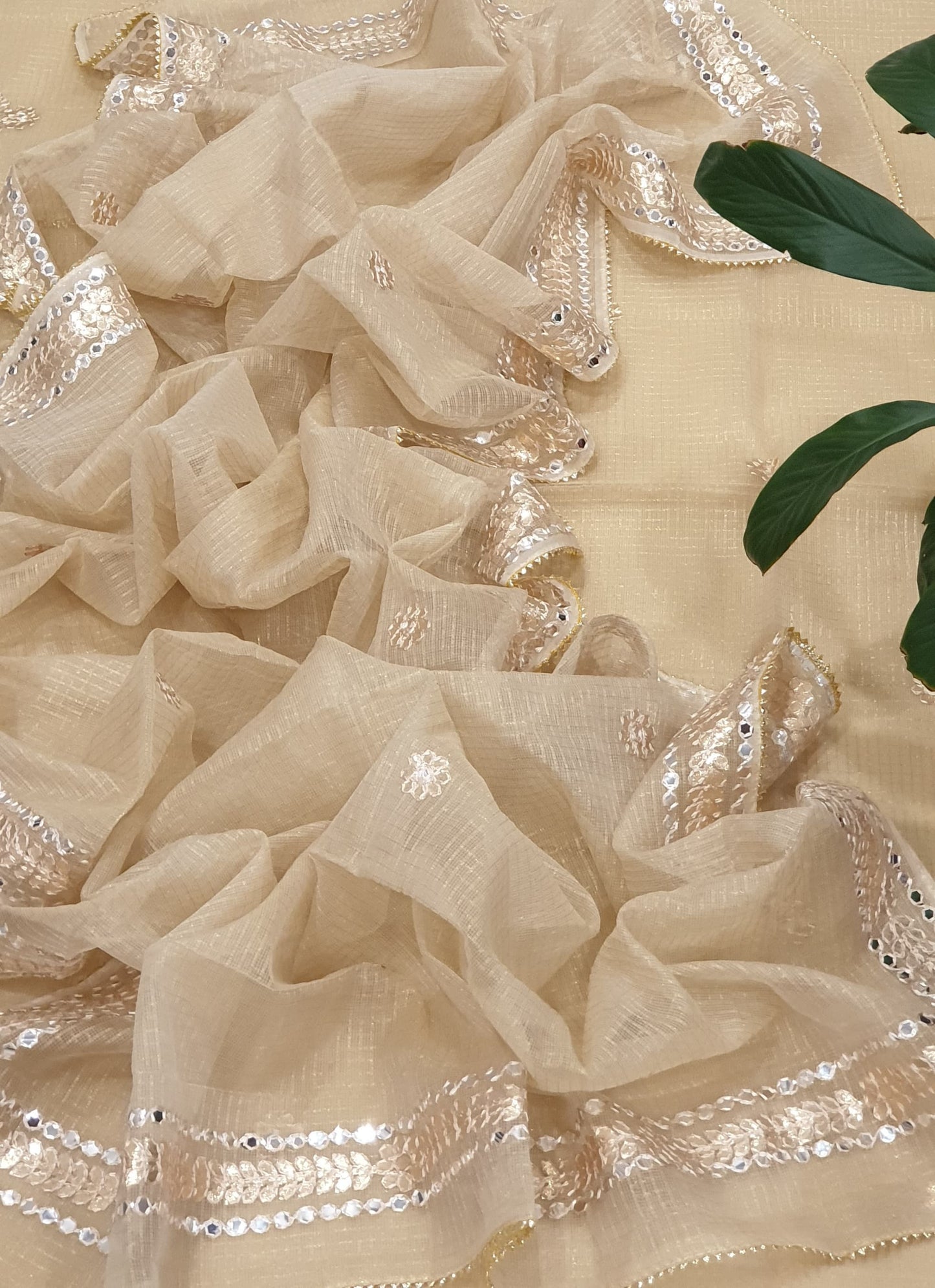 Mirror-Work 3-Piece Unstitched Suit (11 colors)